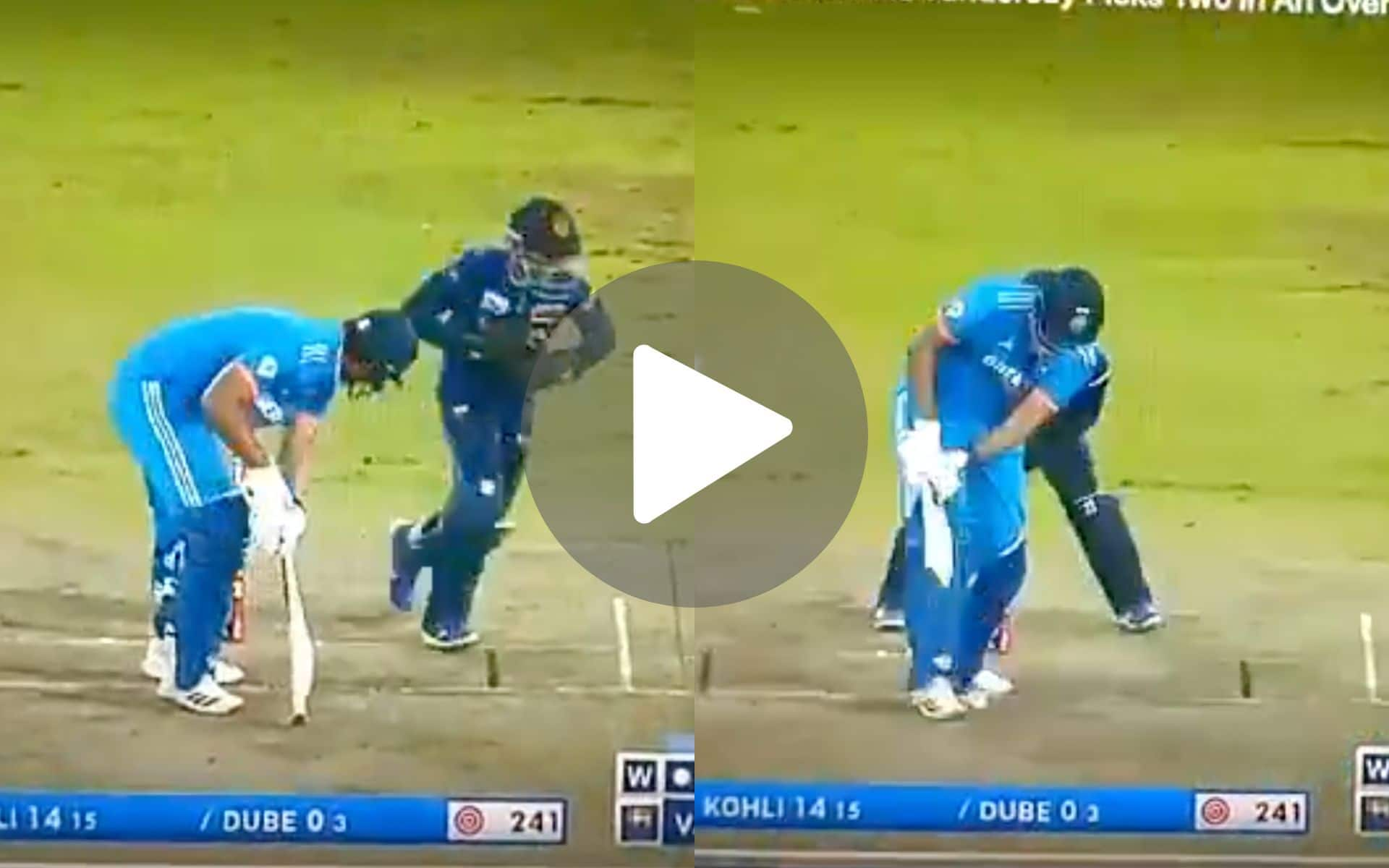 [Watch] Shivam Dube Left Clueless As Vandersay Unleashes Spin Tsunami In IND vs SL 2nd ODI